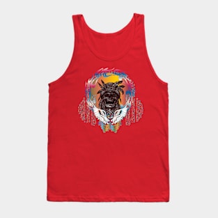 RASTAFARA SKULL Tank Top